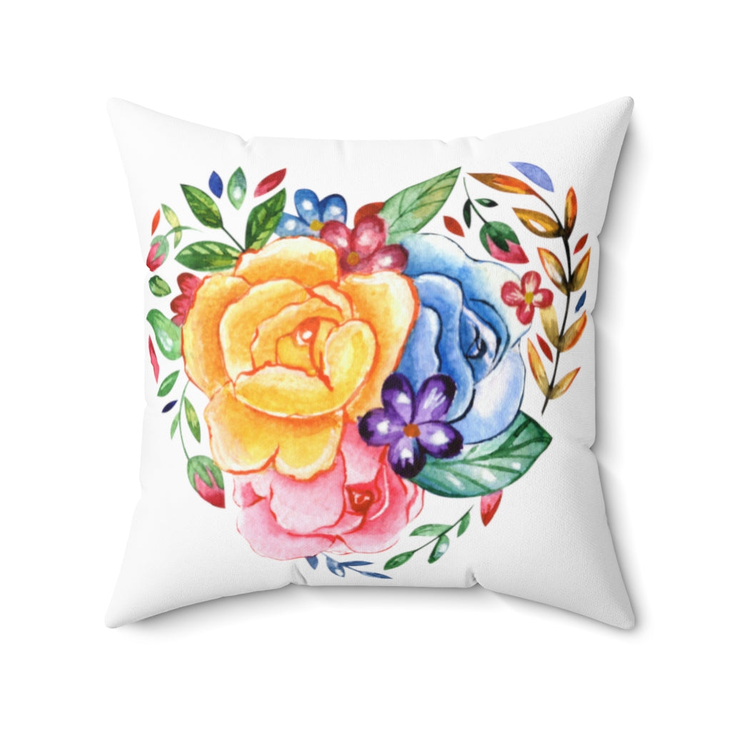 Spun Polyester Square Pillow