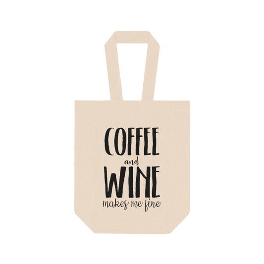 Double Wine Tote Bag