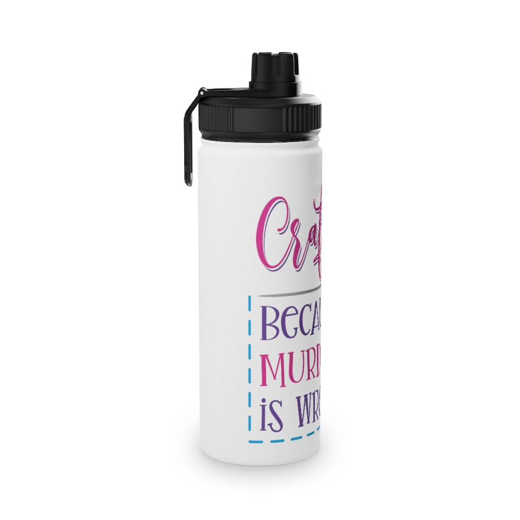 Stainless Steel Water Bottle, Sports Lid