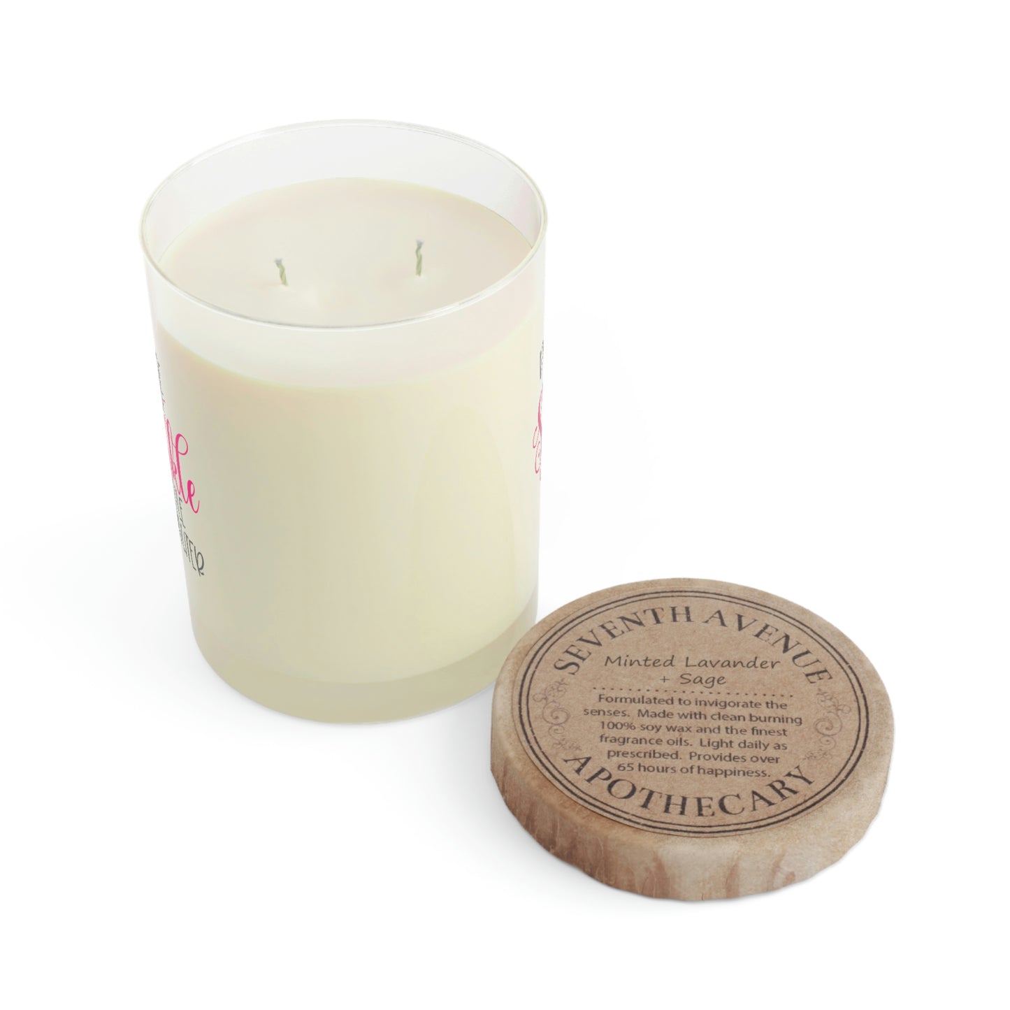 Scented Candle - Full Glass, 11oz