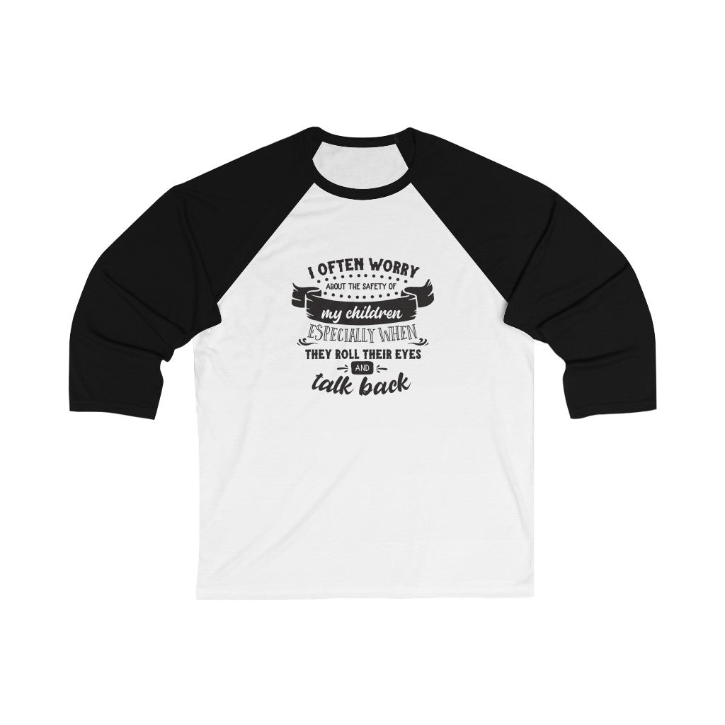 Unisex 34 Sleeve Baseball Tee